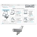 Example Diagram showing KDPlay connection option of the wireless presentation system