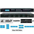 KD video matrix switcher front and rear