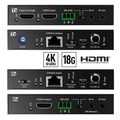 KD HDMI extender 4k Tx and Rx front and rear