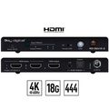Key Digital hdmi 2 input 1 output Front and rear View