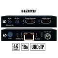 4K HDMI extender Tx front and rear