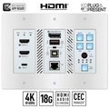 KD usb wall plate front