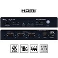 Key Digital hdmi audio splitter front and rear view