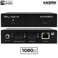 Key Digital HDMI over IP transmitter Front and rear view