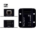 Rx usb cat5 extender front and rear