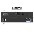 Rx cat6 to hdmi extender front and rear