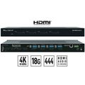 Key Digital hdmi matrix switcher 4x4 front and rear view