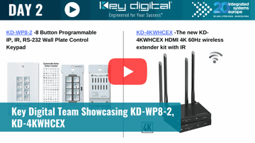 Key Digital Team Showcasing KD-WP8-2, KD-4KWHCEX