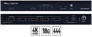 KD-DA1x4X HDMI distribution amplifier