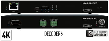 KD-IP822DEC 4K AV over IP decoder