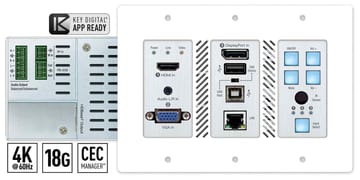 KD-X3x1WUTx HDBaseT wall plate transmitter