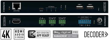 KD-IP922DEC-II AV over IP decoder