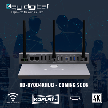 KD-BYOD4KHub BYOD and BYOM wireless presentation and conferencing gateway