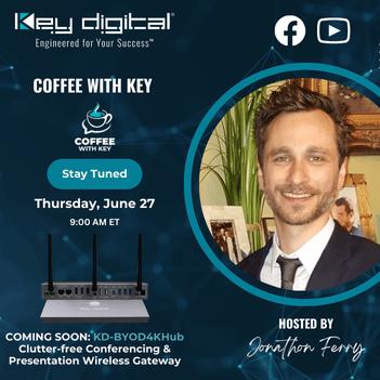 Coffee with Key video series hosted by Jonathon Ferry