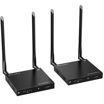 KD-4KWHCEX 4K 60Hz wireless HDMI extender kit with IR, 100 ft range