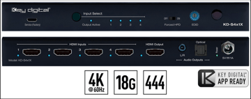 New HDMI Switchers from Key Digital Target Ease of Integration for Sound Bars