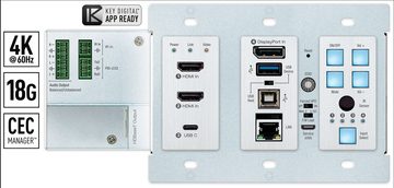 Key Digital's Wall-Plate Presentation Switcher Professionally Enables Soft Conferencing Systems