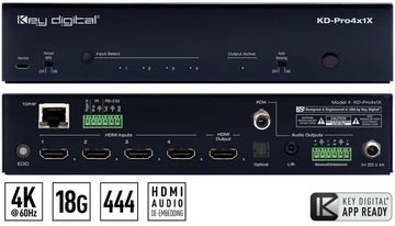 Key Digital Introduces Installer-Friendly HDMI Switcher for Single Zone Sound Bar