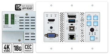 New Key Digital Wall-Plate Adds VGA Connectivity