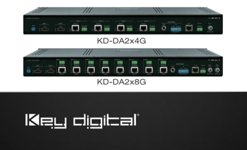 Key Digital 4K/UHD 18G HDMI Signal Distribution Amplifiers Offer Simplistic Alternative to Complex Systems