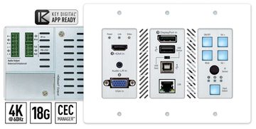 Key Digital Introduces New Wall Plate Presentation Switcher