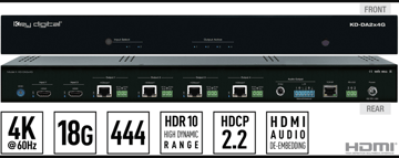 Key Digital Introduces 4K/UHD 18G HDMI Distribution Solution