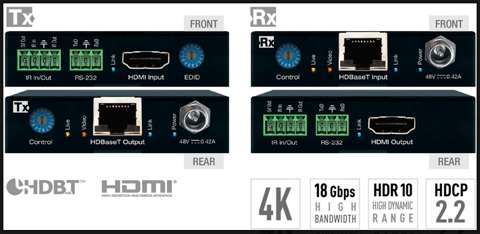 Key Digital Introduces HDMI HDBaseT Extender Kits with 18 Gbps Support