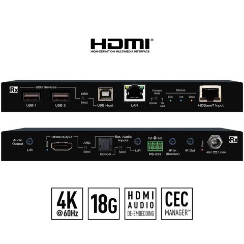 KD hdbase receiver front and rear