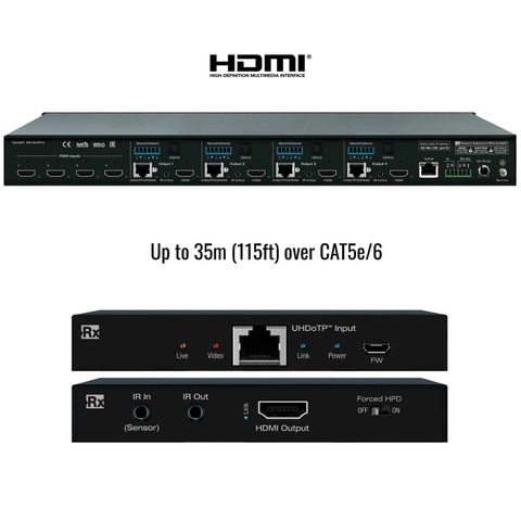 Key Digital audio processor rear view