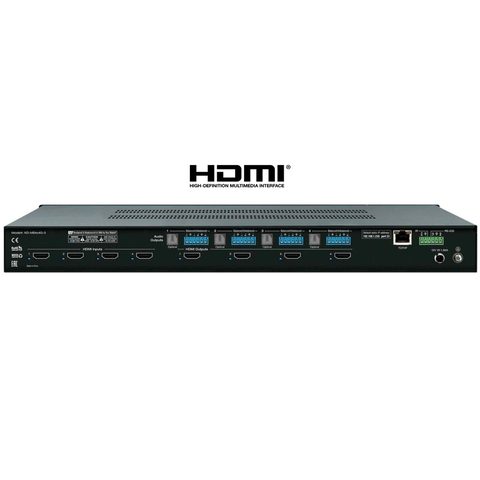 Key Digital hdmi matrix switcher 4x4 rear view