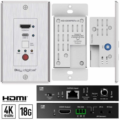 KD complete wall plate extender set