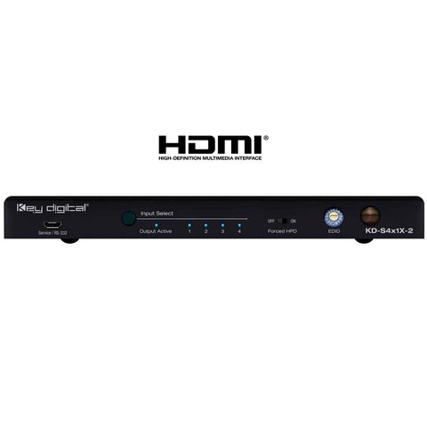Key Digital hdmi auto switch Front View