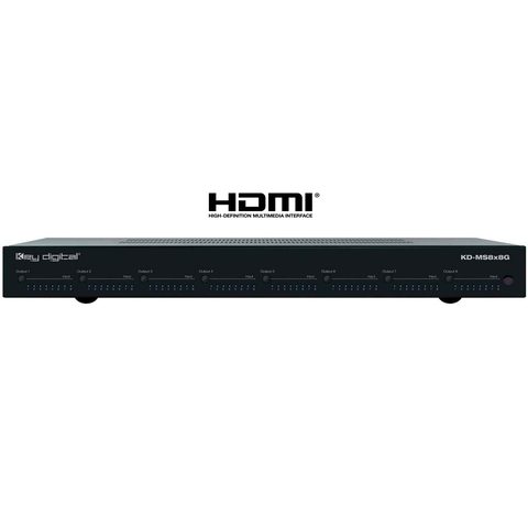 Key Digital hdmi matrix switcher front view