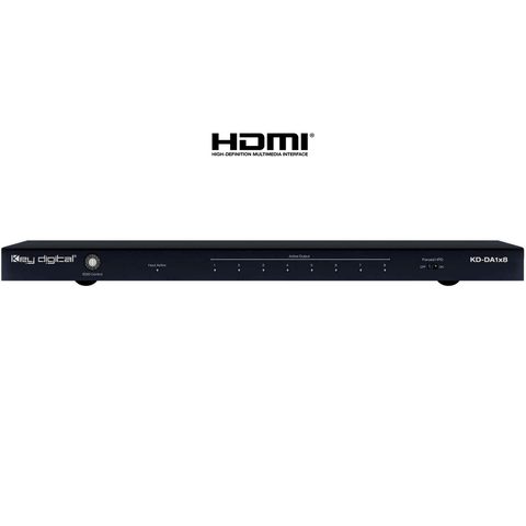 Key Digital hdmi distribution front view