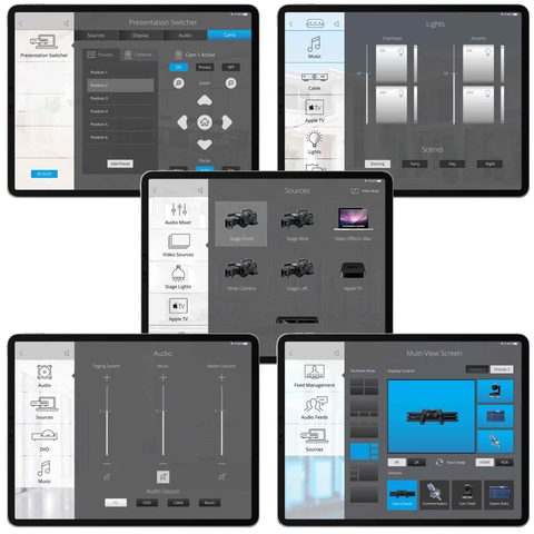 Key Digital CompassControlPro iOS App Tablet UI