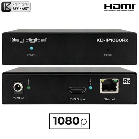 Key Digital HDMI over IP front and rear view