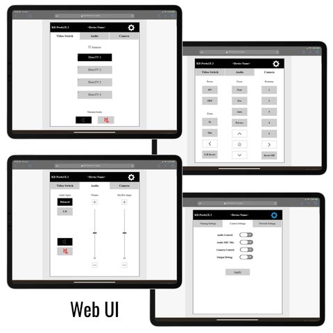 KD-Pro4x1X-2 Web UI
