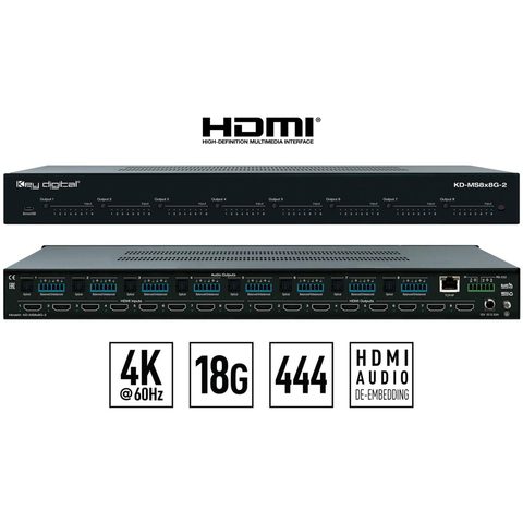 KD-MS8x8G-2 Matrix and Technologies
