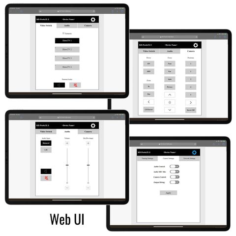 KD-Pro4x1X-3 Web UI