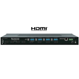 Key Digital hdmi matrix switcher 4x4 rear view