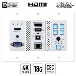KD hdbaset transmitter front