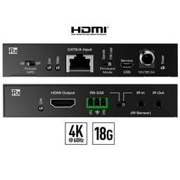 hdmi over cat6 extender rear