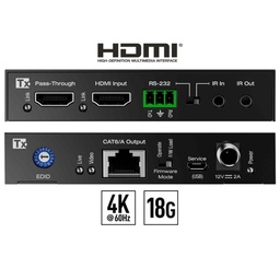 HDMI extender 4k Tx front and rear