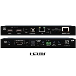  hdbaset switcher Rx front and rear