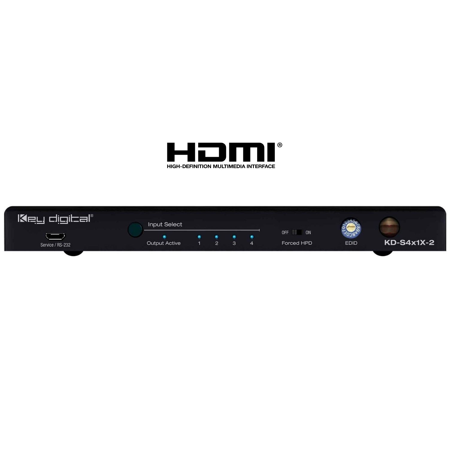 Key Digital hdmi auto switch Front View
