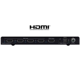 Rear View of key Digital 4 port hdmi switch