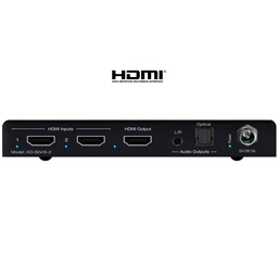 Key digital hdmi 2 input 1 output Rear View