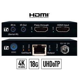 4K HDMI extender Tx front and rear