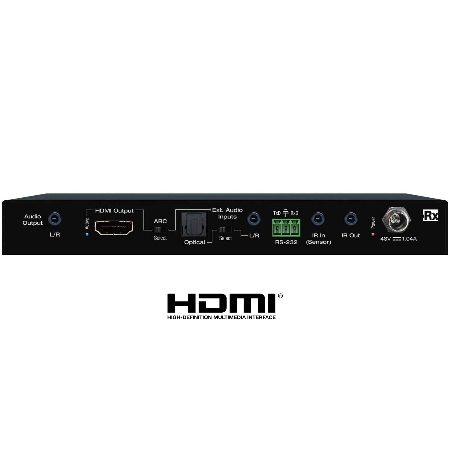 hdbase receiver rear