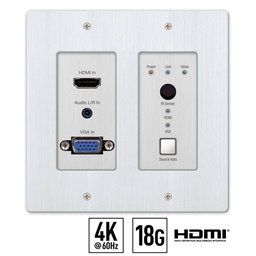 KD hdmi wall plate front 